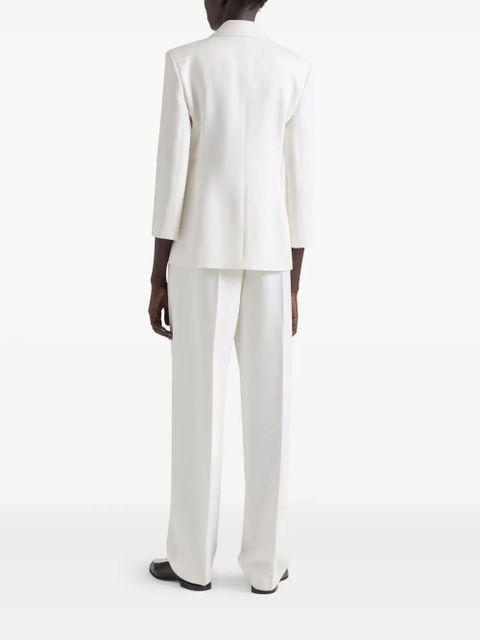 Givenchy pleated wool trousers - White