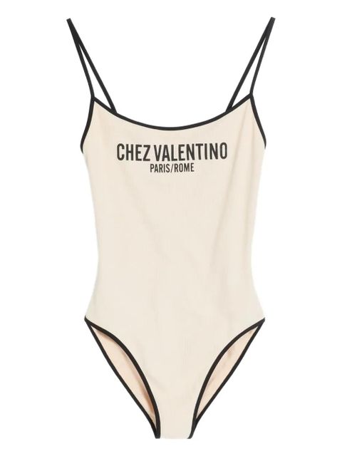 Valentino Garavani piqué swimsuit - Neutrals - zdjęcie produktu nr 1