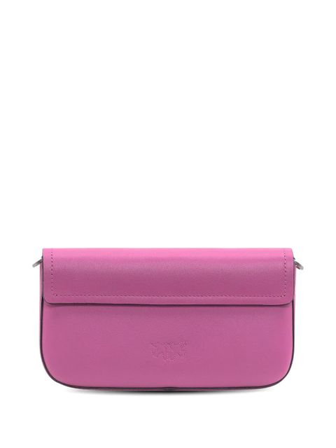 PINKO letter detail saddle flat cross body bag - zdjęcie produktu nr 2