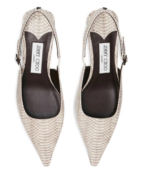 Jimmy Choo 50mm Amel pumps - White
