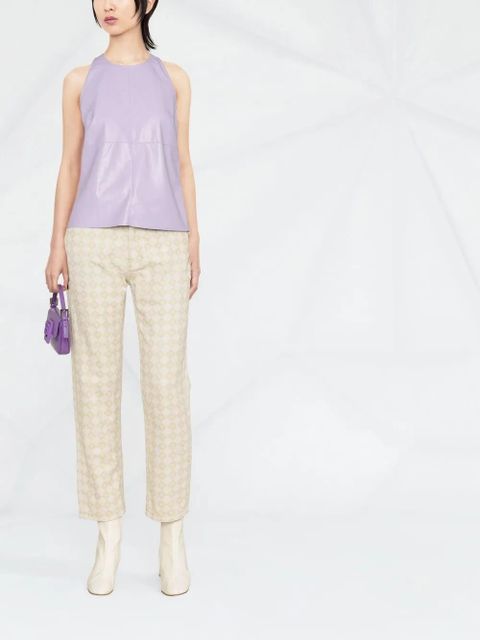 Nanushka Teza panelled sleeveless top - Purple - zdjęcie produktu nr 2