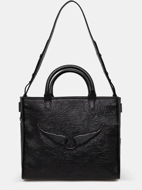 ZADIG&VOLTAIRE torebka skórzana kolor czarny LWBA02577 - zdjęcie produktu nr 1