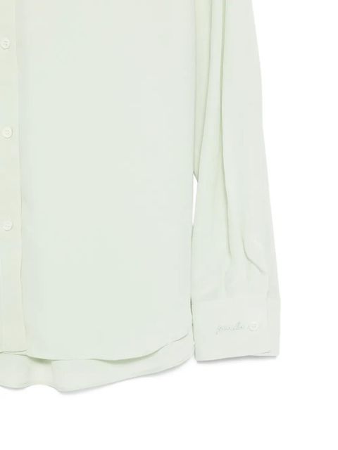 PINKO button-up silk shirt - Green