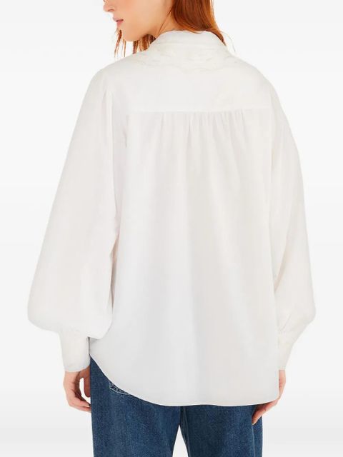 FARM Rio button-fastening blouse - White