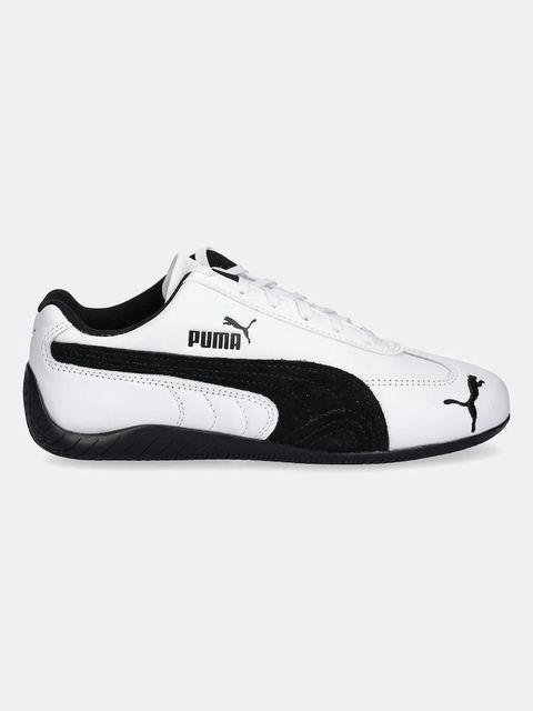 Puma sneakersy skórzane Speedcat LTHR kolor biały 403175