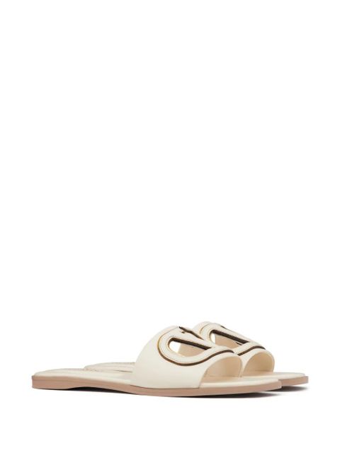 Valentino Garavani VLogo cut-out sandals - White - zdjęcie produktu nr 2