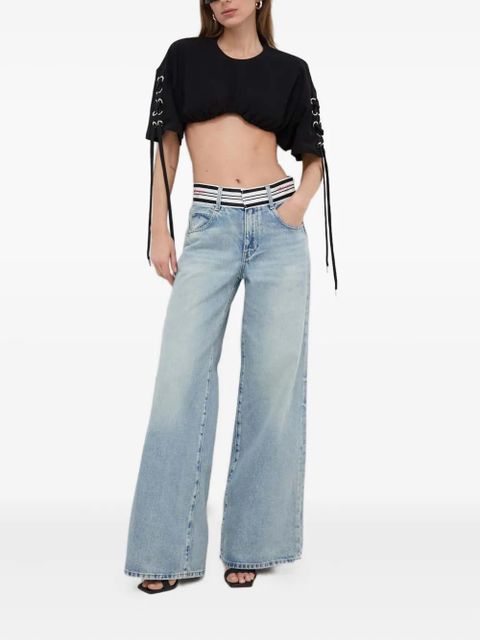 PINKO eyelet lace-up top - Black - zdjęcie produktu nr 2