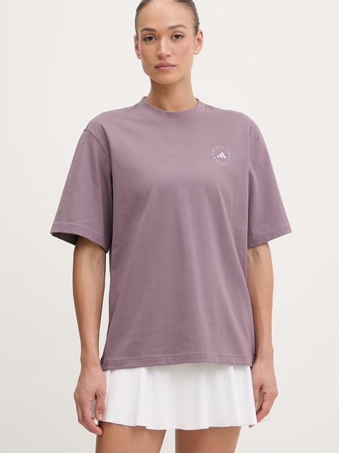 adidas by Stella McCartney t-shirt damski bawełniany - zdjęcie produktu nr 2