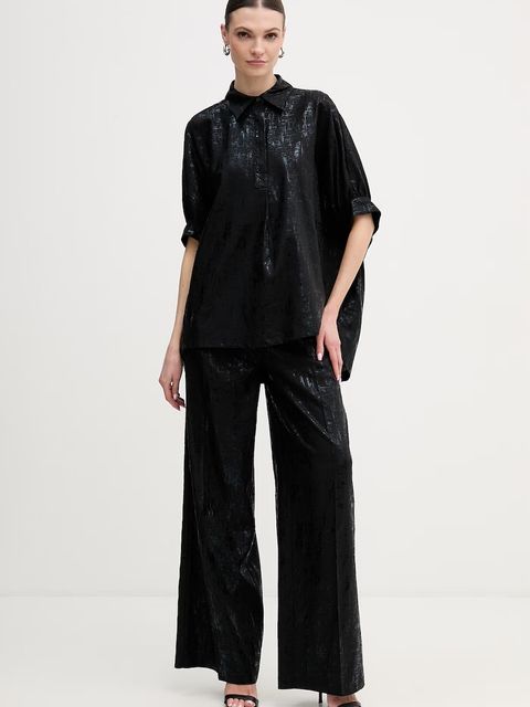 Silvian Heach spodnie z dodatkiem lnu RAKOP - zdjęcie produktu nr 2