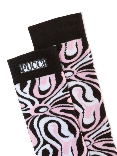 PUCCI Marmo-jacquard socks - Pink - zdjęcie produktu nr 2