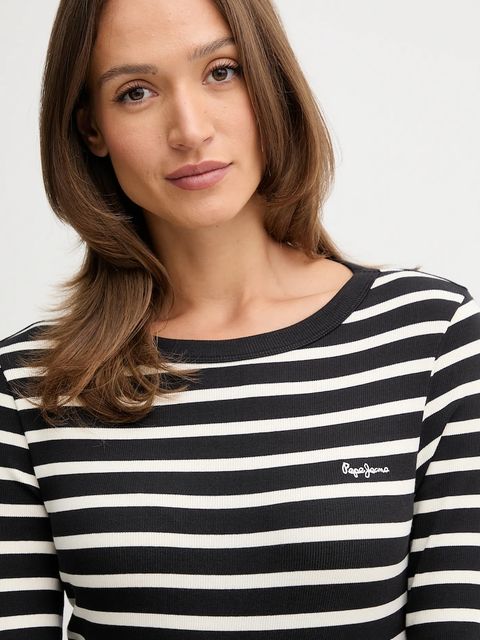 Pepe Jeans longsleeve kolor czarny PL5000037