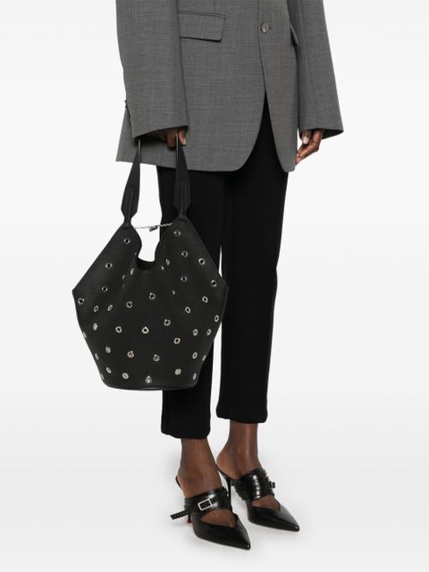 KHAITE small Lotus tote bag - Black - zdjęcie produktu nr 2