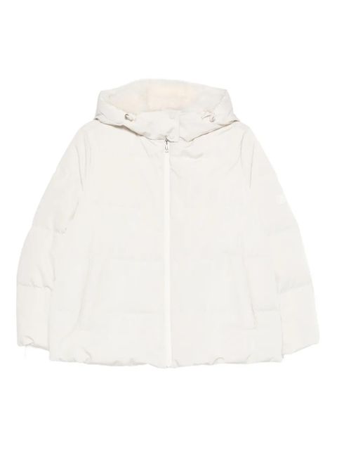 Yves Salomon hooded puffer jacket - Neutrals - zdjęcie produktu nr 1