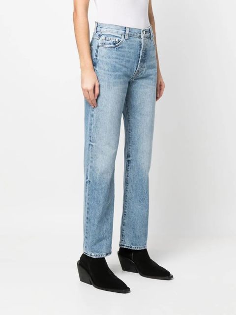 AMIRI stonewash straight-leg jeans - Blue