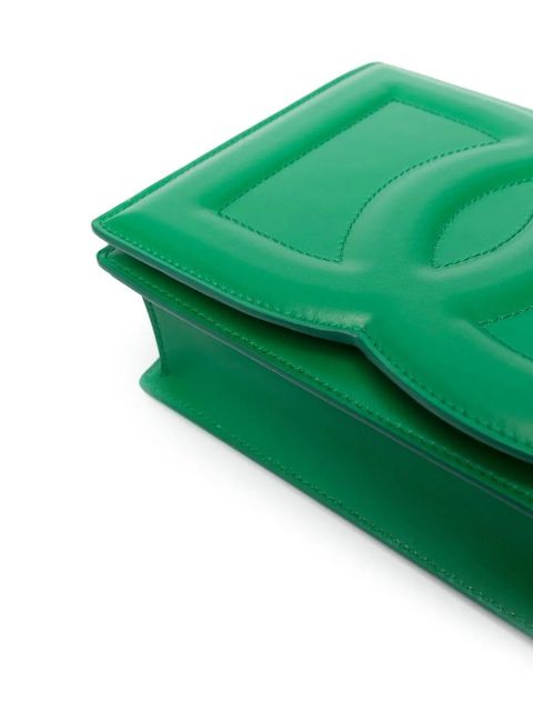 Dolce & Gabbana DG Logo leather cross body bag - Green