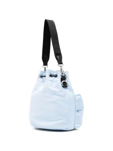 Diesel Multi-Pkts Bucket X pocket drawstring shoulder bag - Blue