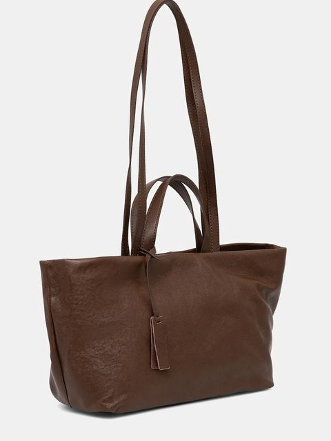 Answear.LAB torebka skórzana kolor brązowy - zdjęcie produktu nr 2