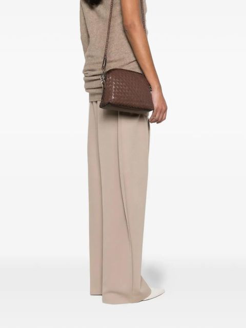 DRAGON DIFFUSION woven crossbody bag - Brown