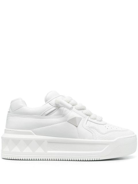 Valentino Garavani One Stud XL leather sneakers - White - zdjęcie produktu nr 1