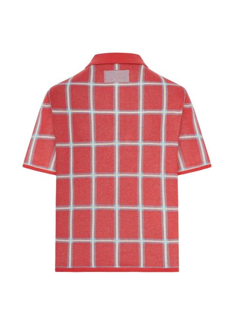 Guest In Residence plaid collared silk top - zdjęcie produktu nr 2