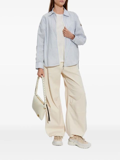 Moncler striped zip-up shirt - White - zdjęcie produktu nr 2