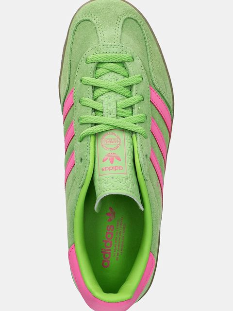 adidas Originals sneakersy zamszowe Gazelle Indoor damskie kolor zielony JQ1794