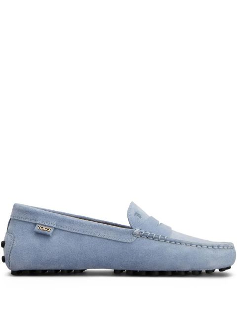 Tod's leather loafers - Blue - zdjęcie produktu nr 1