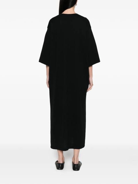 The Row short-sleeve dress - Black