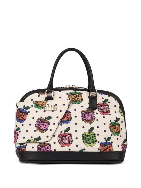 GCDS printed tote bag - White - zdjęcie produktu nr 1