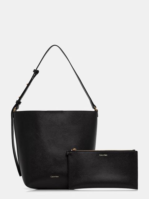 Calvin Klein torebka damska z imitacji skóry - zdjęcie produktu nr 1