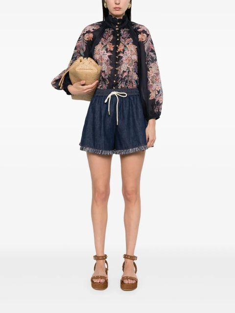 ZIMMERMANN Rhiannon shorts - Blue - zdjęcie produktu nr 2