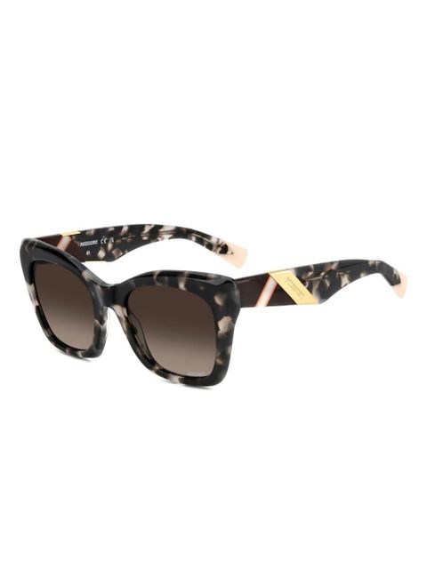MISSONI EYEWEAR logo-engraved sunglasses - Brown - zdjęcie produktu nr 2