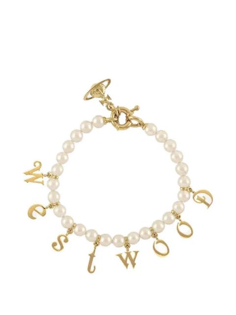 Vivienne Westwood Leanne Twin pearl bracelet - Gold - zdjęcie produktu nr 1