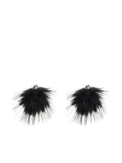 Simone Rocha crystal pompom earrings - Silver - zdjęcie produktu nr 1