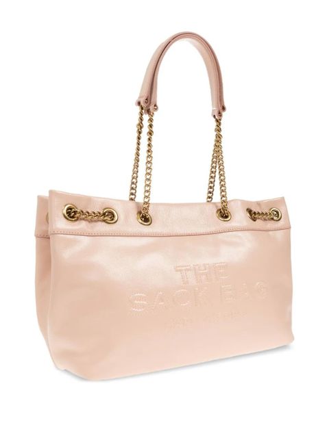 Marc Jacobs The Sac embossed-logo chain-strap tote bag - Pink