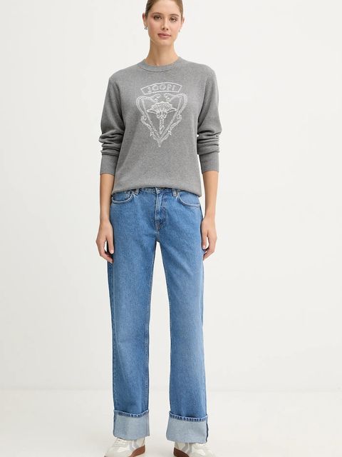 Joop! sweter z domieszką jedwabiu