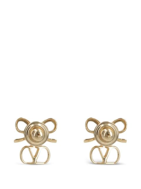 Valentino Garavani Vlogo signature metal earrings - Gold - zdjęcie produktu nr 2