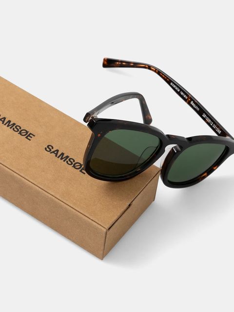 Samsoe Samsoe okulary przeciwsłoneczne SAQUINN kolor zielony U25100012