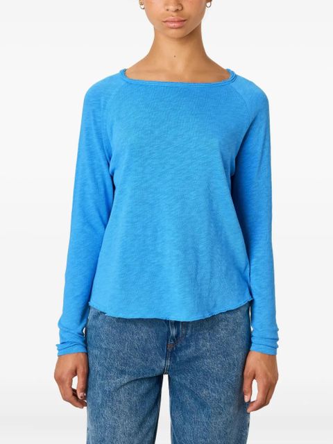American Vintage Sonoma raglan-sleeve T-shirt - Blue - zdjęcie produktu nr 2