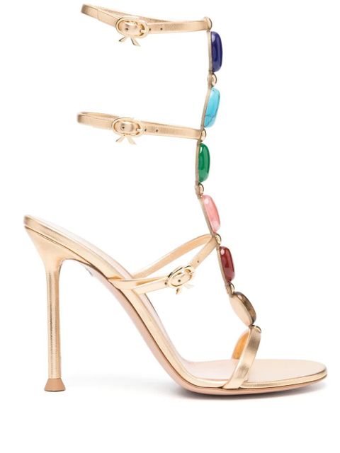 Gianvito Rossi Shanti 105mm gladiator sandals - Gold - zdjęcie produktu nr 1