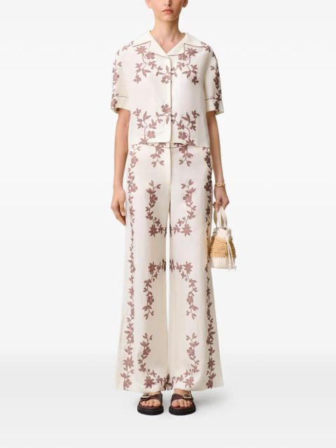 Claudie Pierlot floral straight trousers - Neutrals - zdjęcie produktu nr 2