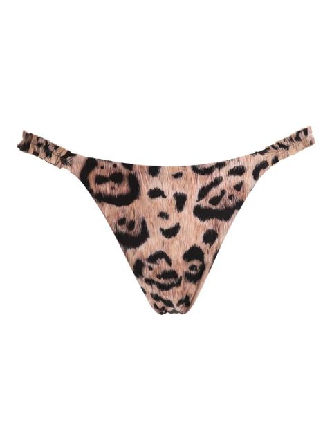 Agua By Agua Bendita leopard-print bikini bottoms - Neutrals - zdjęcie produktu nr 1