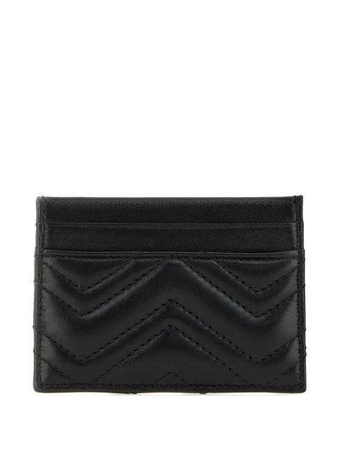 Gucci gg marmont leather card holder - Black - zdjęcie produktu nr 2