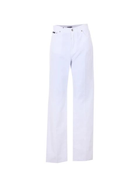 Dolce & Gabbana five-pocket logo jeans - White - zdjęcie produktu nr 1