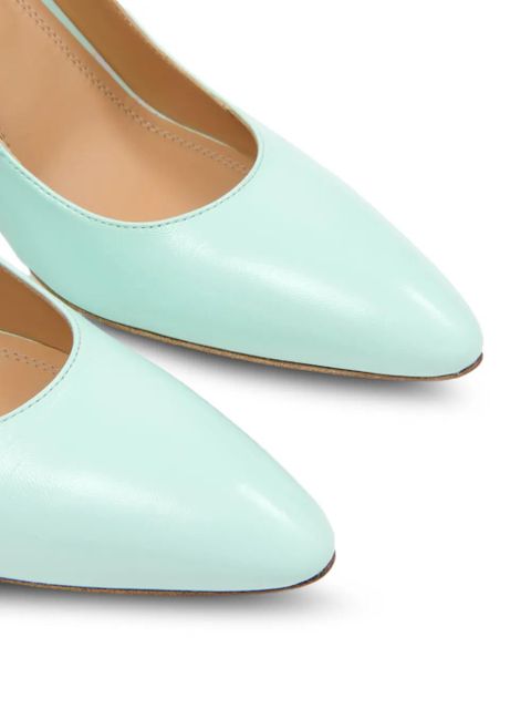 Maison Margiela pointed-toe leather pumps - Blue