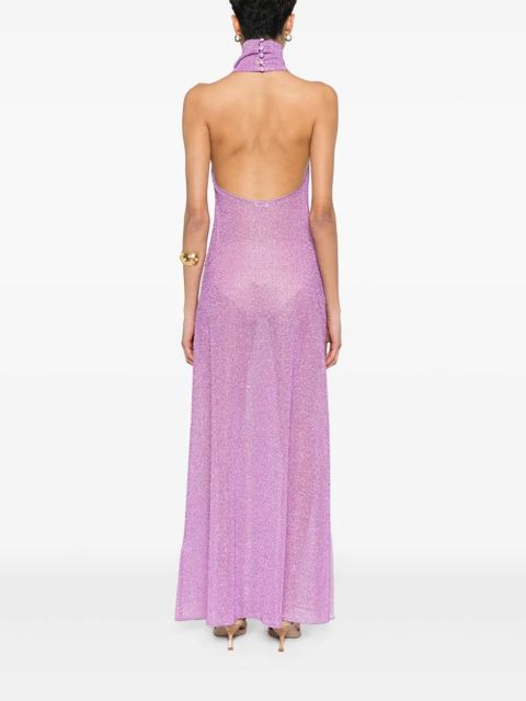 Oséree lurex maxi dress - Purple - zdjęcie produktu nr 2