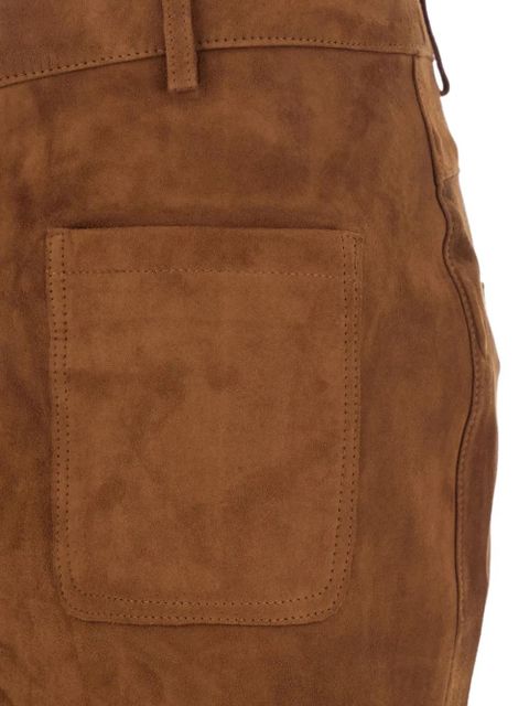 Ba&Sh belt loops pocket trousers - Brown