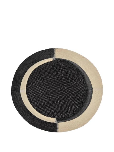 Johanna Ortiz Heaven And Earth straw hat - Black