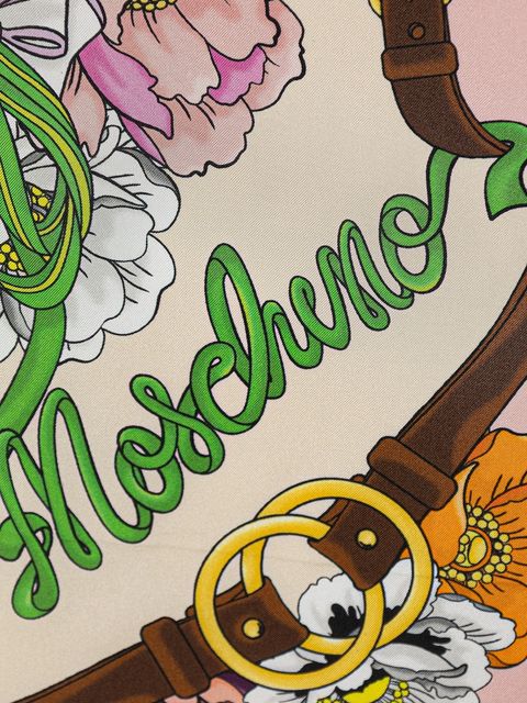 Moschino chusta jedwabna
