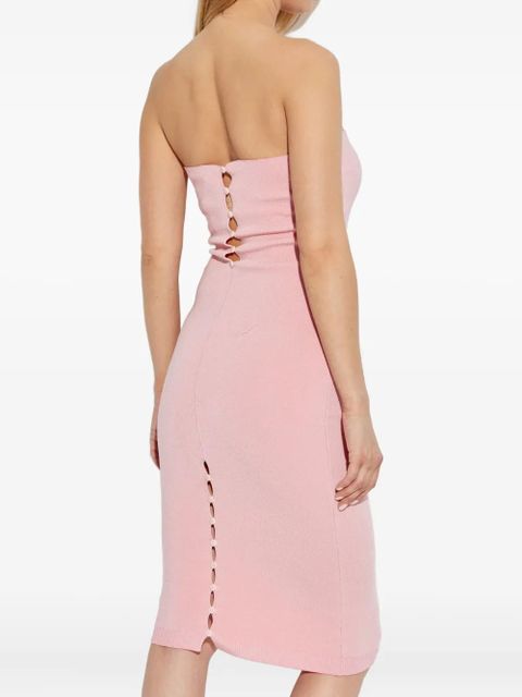 Jacquemus The Sera strapless midi dress - Pink